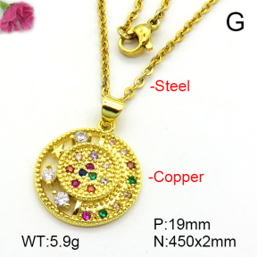 Fashion Copper Necklace  F7N401400aajl-L024