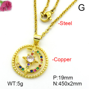 Fashion Copper Necklace  F7N401401aajl-L024
