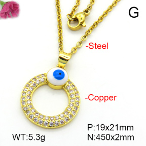 Fashion Copper Necklace  F7N401402baka-L024