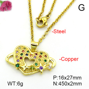 Fashion Copper Necklace  F7N401403aajl-L024