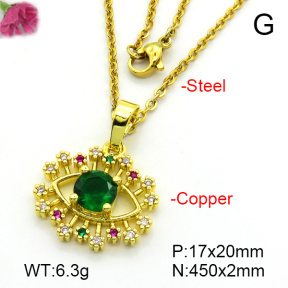 Fashion Copper Necklace  F7N401404baka-L024