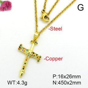 Fashion Copper Necklace  F7N401408aajl-L024