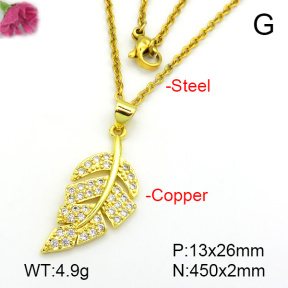 Fashion Copper Necklace  F7N401409aajl-L024