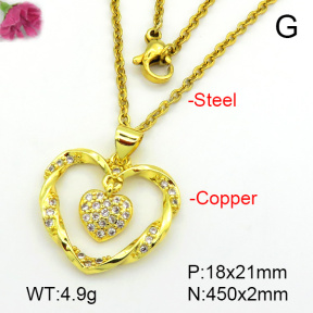 Fashion Copper Necklace  F7N401411aajl-L024