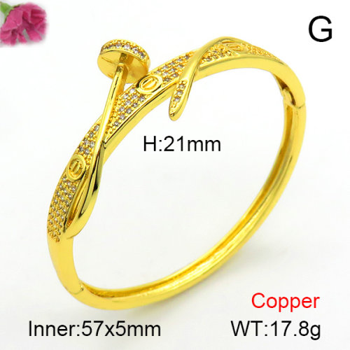 Fashion Copper Bangle  TZ7000007ahjb-L017