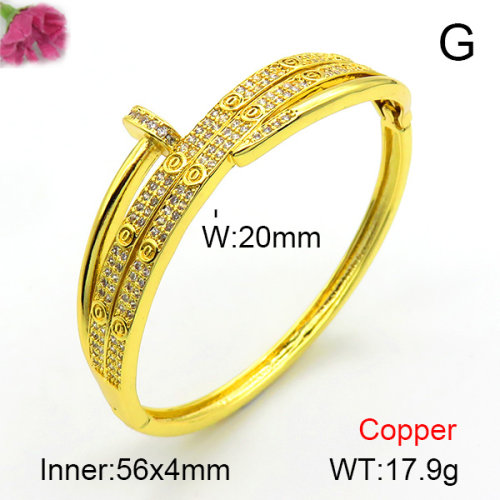 Fashion Copper Bangle  TZ7000010ahlv-L017