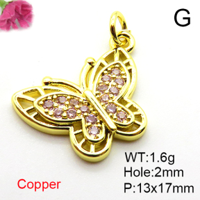 Fashion Copper Pendant  XFPC04345vail-L017