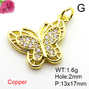 Fashion Copper Pendant  XFPC04347vail-L017