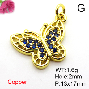 Fashion Copper Pendant  XFPC04348vail-L017