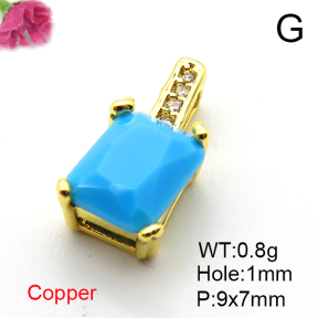 Fashion Copper Pendant  XFPC04357avja-L017