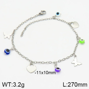 Stainless Steel Anklets  2A9000410vbmb-610