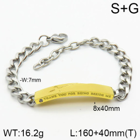Stainless Steel Bracelet  2B4000918vhkb-201