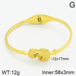 Stainless Steel Bangle  2BA400380bbov-685