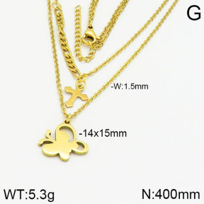 Stainless Steel Necklace  2N2000821bhva-610