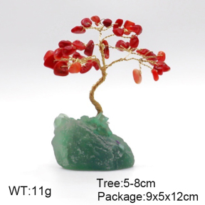 Ornament Accessory  Red Coral & Fluorite,Primary Color Brass  F6OA00010bvpl-Y008