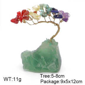 Ornament Accessory  Multi-Colored Mixed Stone & Fluorite,Primary Color Brass  F6OA00013bvpl-Y008