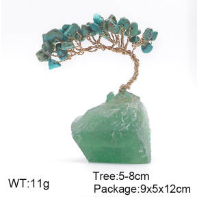 Ornament Accessory  Turquoise & Fluorite,Primary Color Brass  F6OA00015bvpl-Y008
