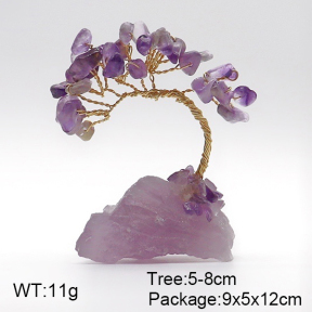 Ornament Accessory  Amethyst & Fluorite,Primary Color Brass  F6OA00016bvpl-Y008