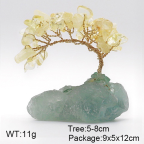 Ornament Accessory  Citrine & Fluorite,Primary Color Brass  F6OA00018bvpl-Y008