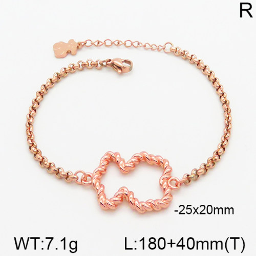 SS Bear Bracelets  TB5000138vhnv-659