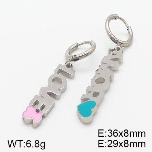 SS Bear Earrings  TE5000129ahlv-656