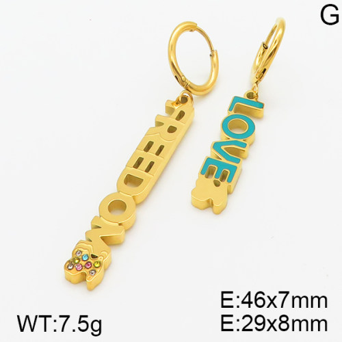 SS Bear Earrings  TE5000133vhmv-656