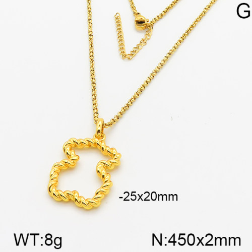 SS Bear Necklaces  TN5000102vhmv-659