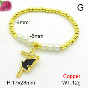 Fashion Copper Bracelet  F7B300584bbml-L024