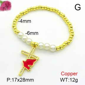 Fashion Copper Bracelet  F7B300585bbml-L024
