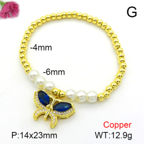 Fashion Copper Bracelet  F7B401101bbml-L024