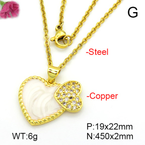 Fashion Copper Necklace  F7N300294aajl-L024