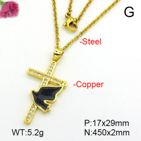 Fashion Copper Necklace  F7N300297aajl-L024