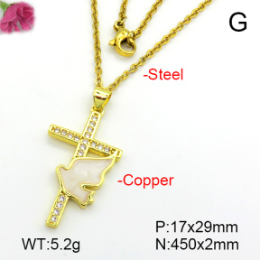 Fashion Copper Necklace  F7N300298aajl-L024