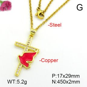 Fashion Copper Necklace  F7N300299aajl-L024