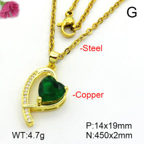 Fashion Copper Necklace  F7N401415aajl-L024