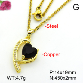 Fashion Copper Necklace  F7N401419aajl-L024