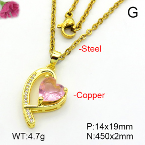 Fashion Copper Necklace  F7N401420aajl-L024