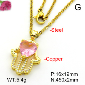 Fashion Copper Necklace  F7N401421aajl-L024