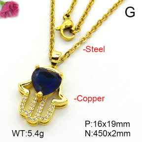 Fashion Copper Necklace  F7N401422aajl-L024