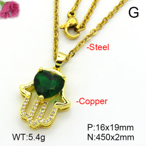 Fashion Copper Necklace  F7N401424aajl-L024