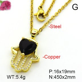 Fashion Copper Necklace  F7N401425aajl-L024