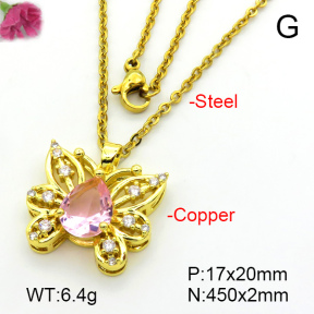 Fashion Copper Necklace  F7N401432aajl-L024
