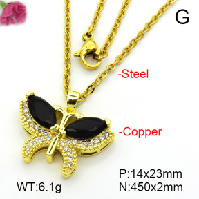 Fashion Copper Necklace  F7N401434baka-L024