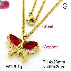 Fashion Copper Necklace  F7N401437baka-L024