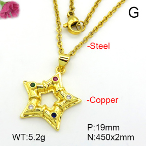 Fashion Copper Necklace  F7N401439vail-L024