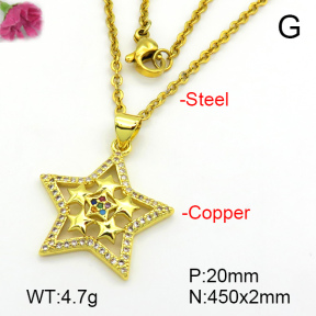 Fashion Copper Necklace  F7N401440baka-L024