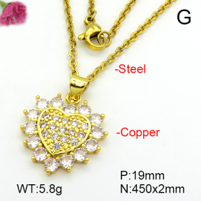 Fashion Copper Necklace  F7N401442baka-L024