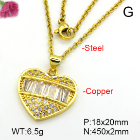 Fashion Copper Necklace  F7N401443baka-L024