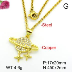 Fashion Copper Necklace  F7N401444avja-L024