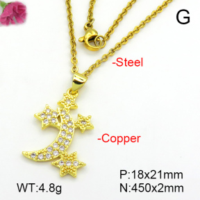 Fashion Copper Necklace  F7N401445aajl-L024